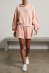 honeycomb cotton hoodie