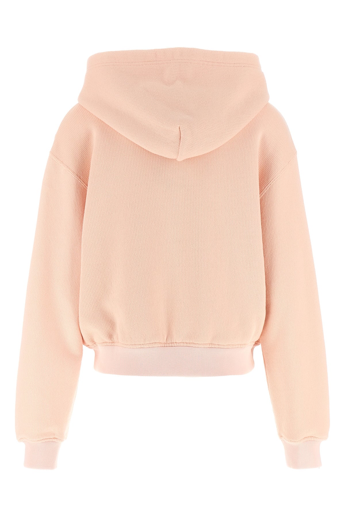 honeycomb cotton hoodie