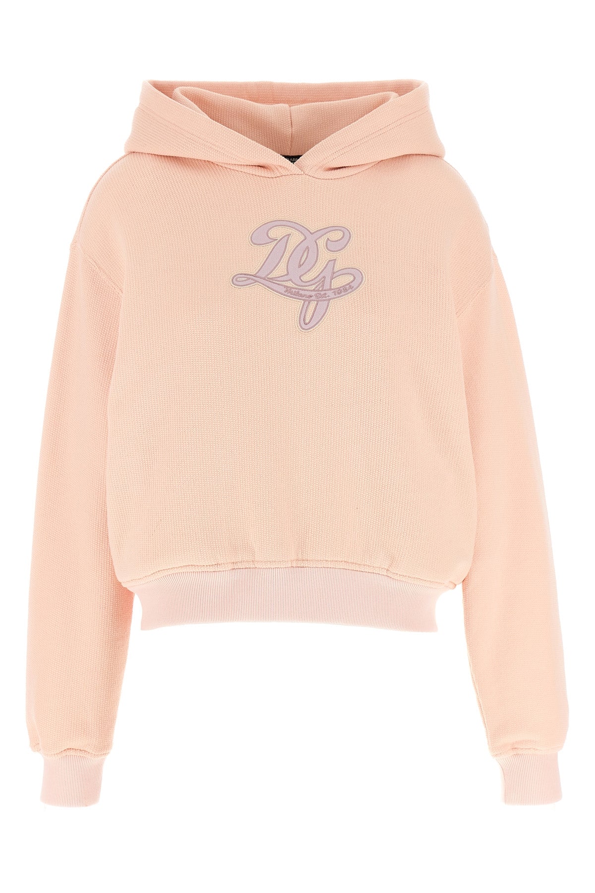 honeycomb cotton hoodie