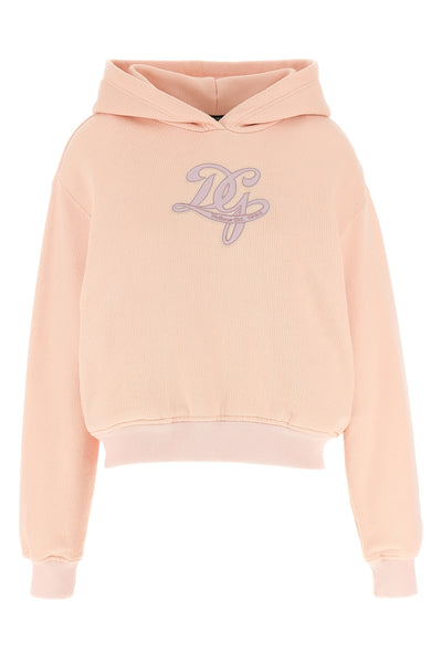 honeycomb cotton hoodie