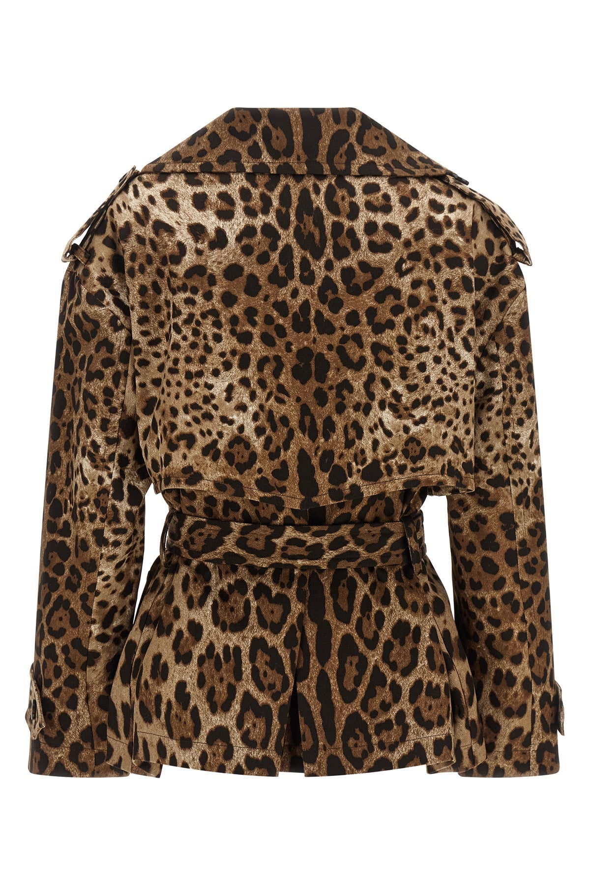 the dolce & gabbana double-breasted trench coat reinterprets classic outerwear t