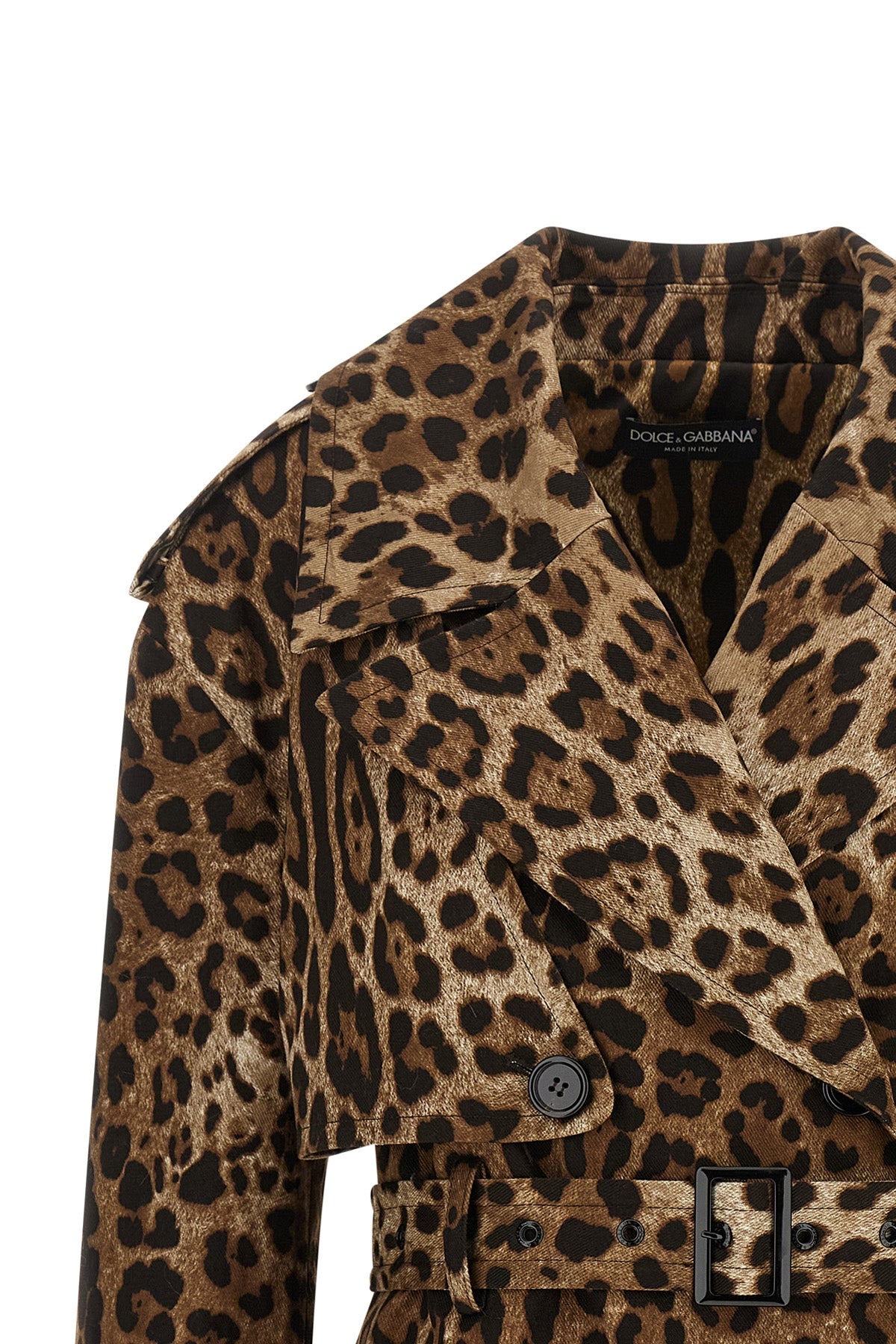 the dolce & gabbana double-breasted trench coat reinterprets classic outerwear t