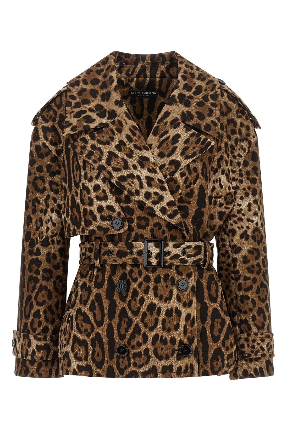 the dolce & gabbana double-breasted trench coat reinterprets classic outerwear t