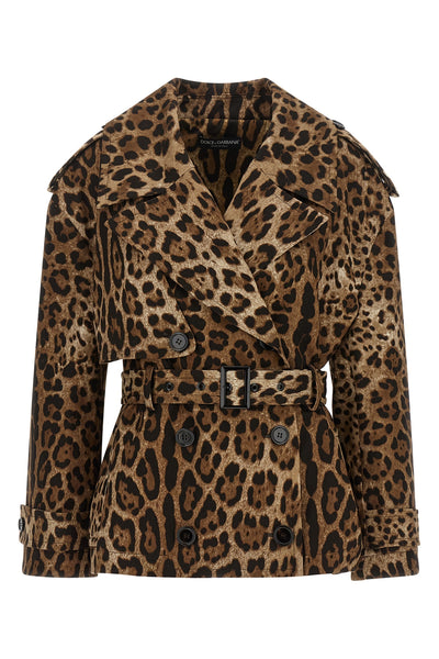 the dolce & gabbana double-breasted trench coat reinterprets classic outerwear t