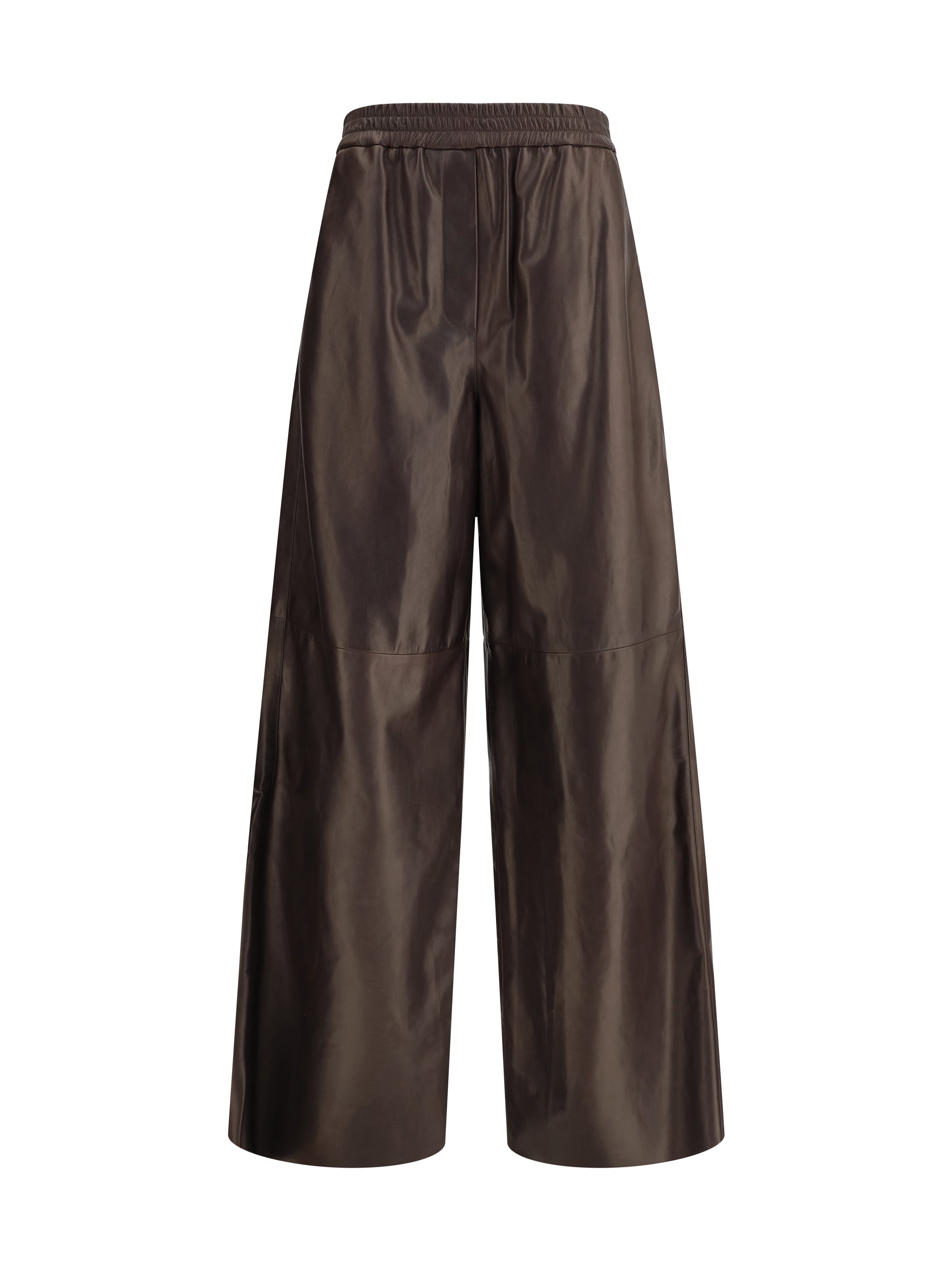 GIORGIO ARMANI 42 lambskin nappa leather pants