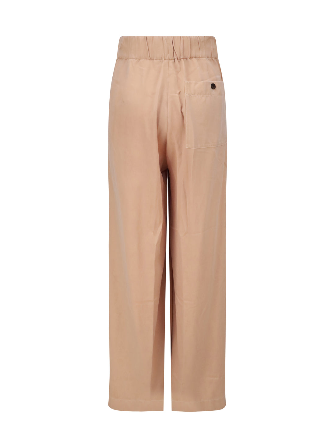 DRIES VAN NOTEN L cupro and cotton pila pants 