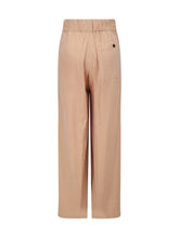 DRIES VAN NOTEN L cupro and cotton pila pants 