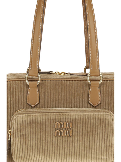MIU MIU OS corduroy shoulder bag