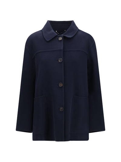 giugno short virgin wool coat