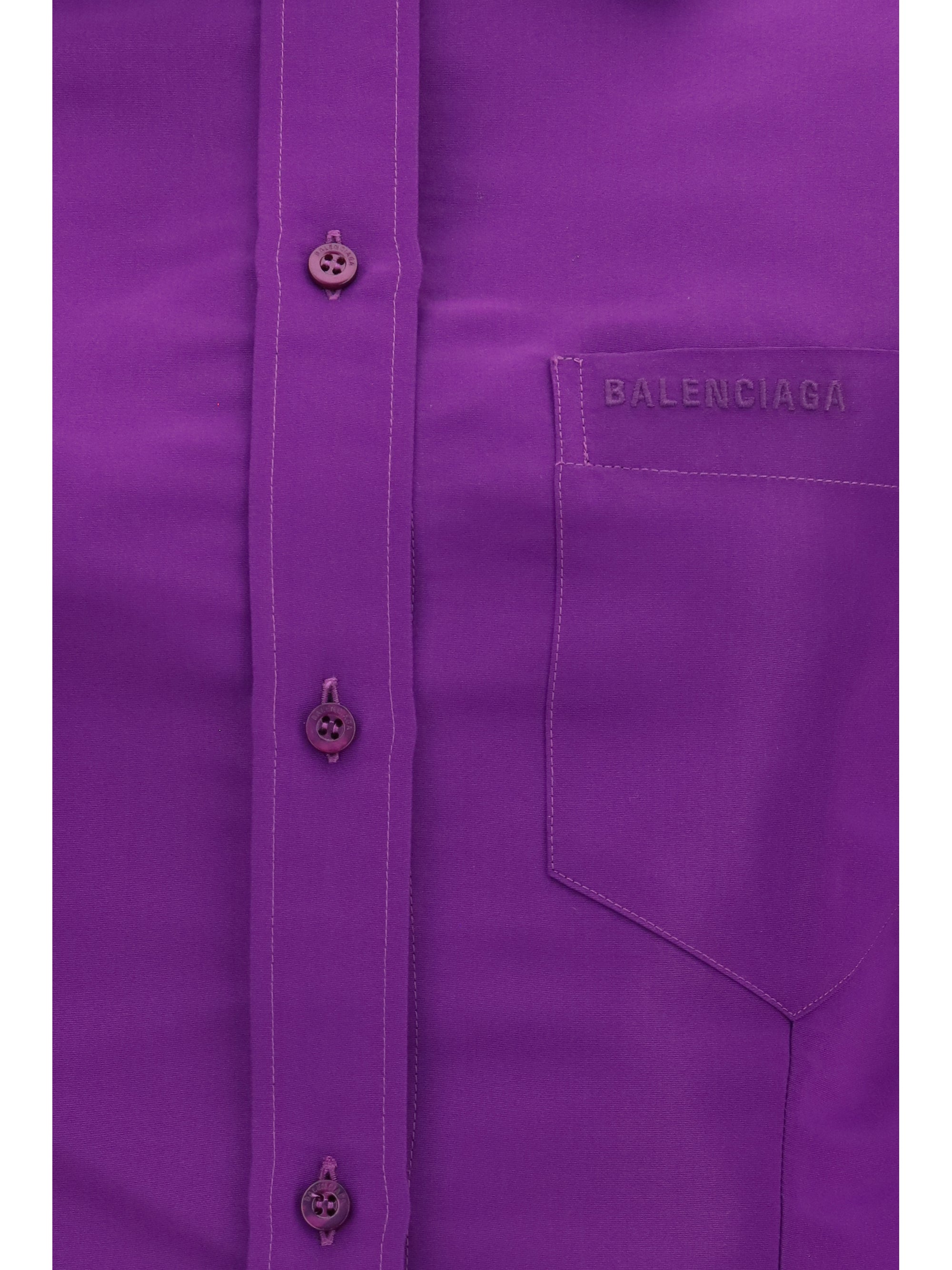 asymmetric cotton shirt