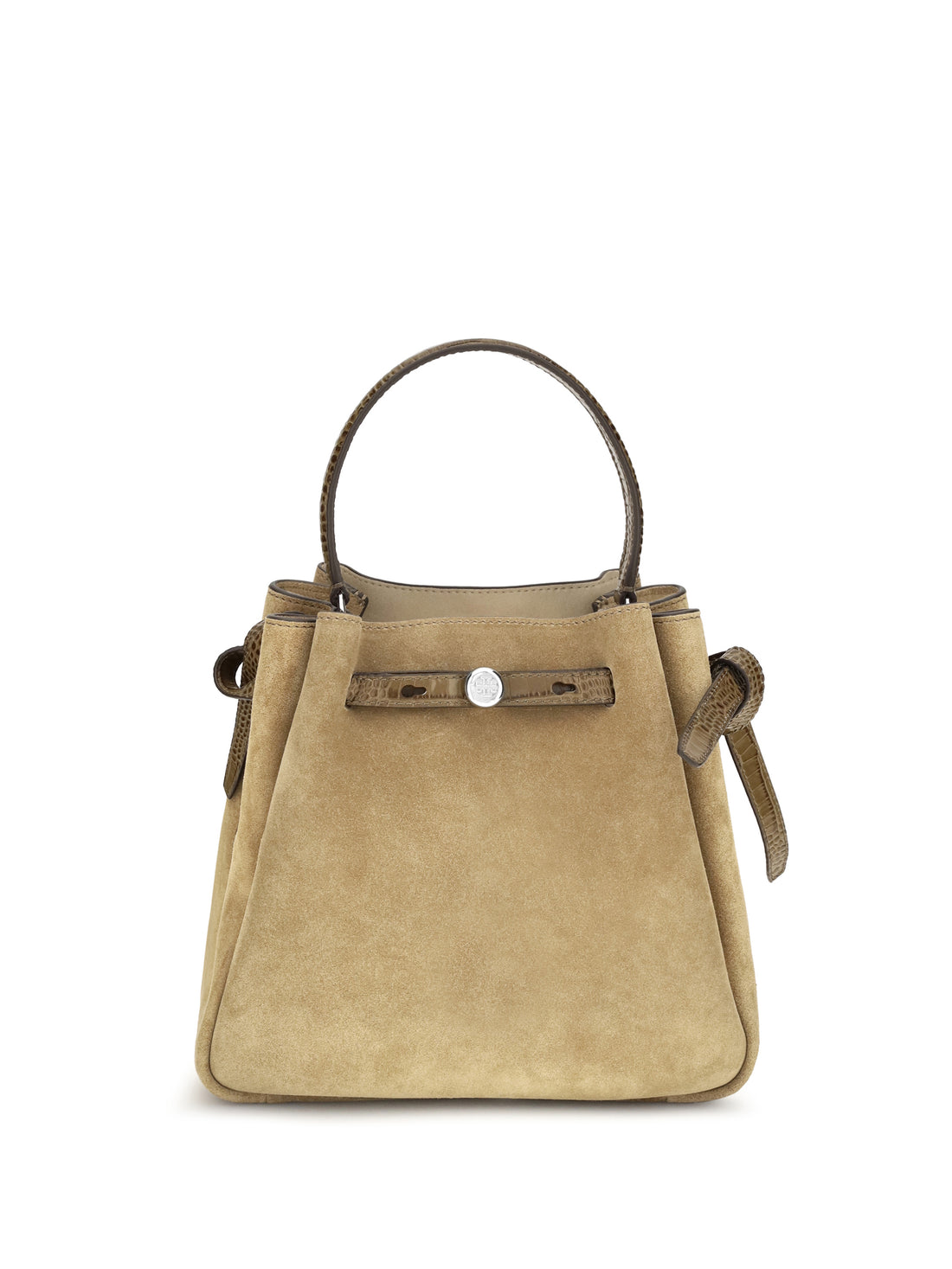 TORY BURCH OS romy suede bucket bag
