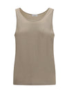 luminous knit tank top