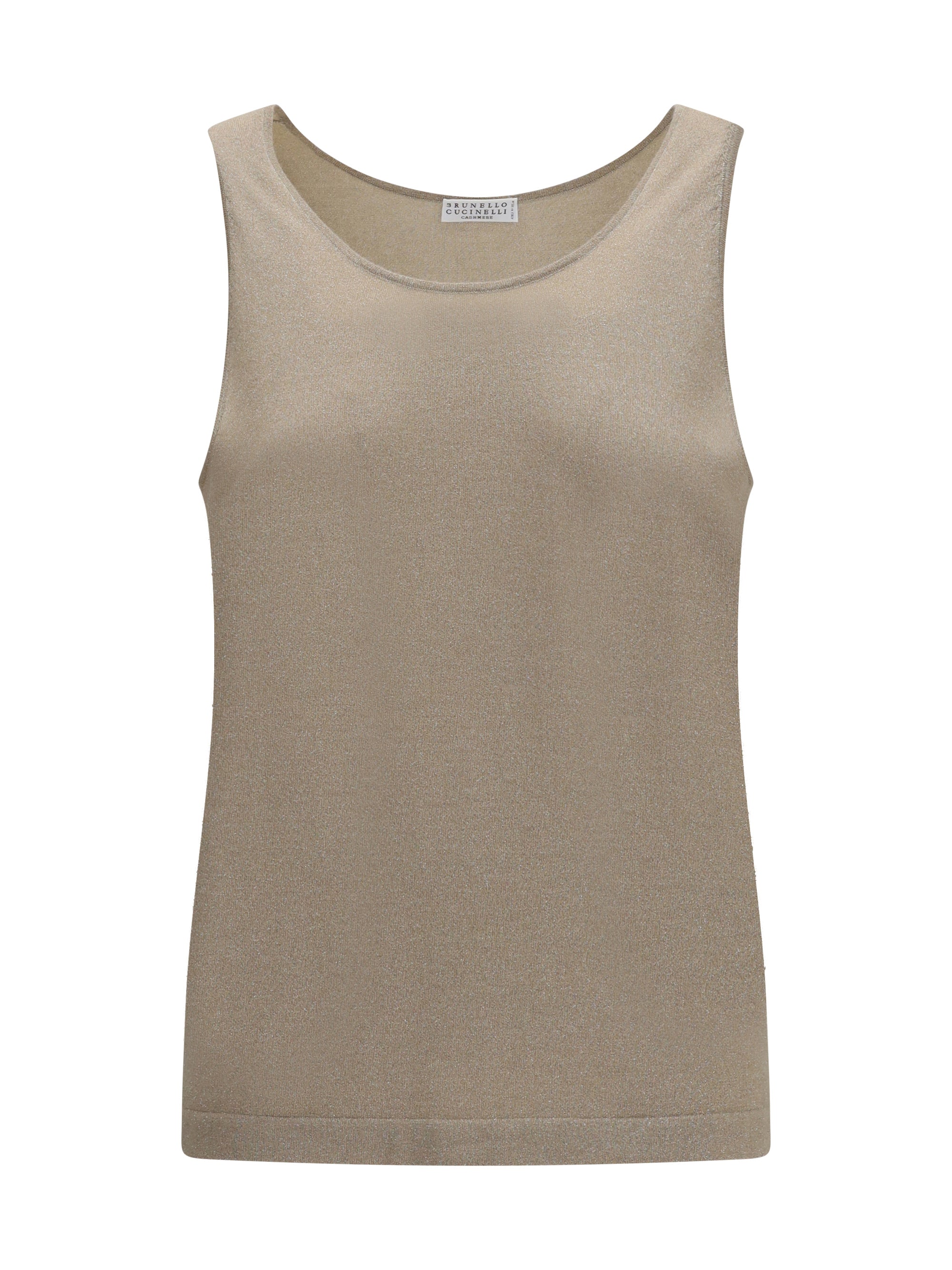 luminous knit tank top