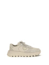 suede and re-nylon sneakers