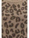 animal-print cashmere vest