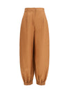 cotton and linen balloon pants