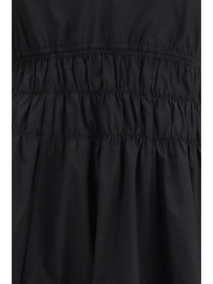 PINKO 38 shirred v-neck dress