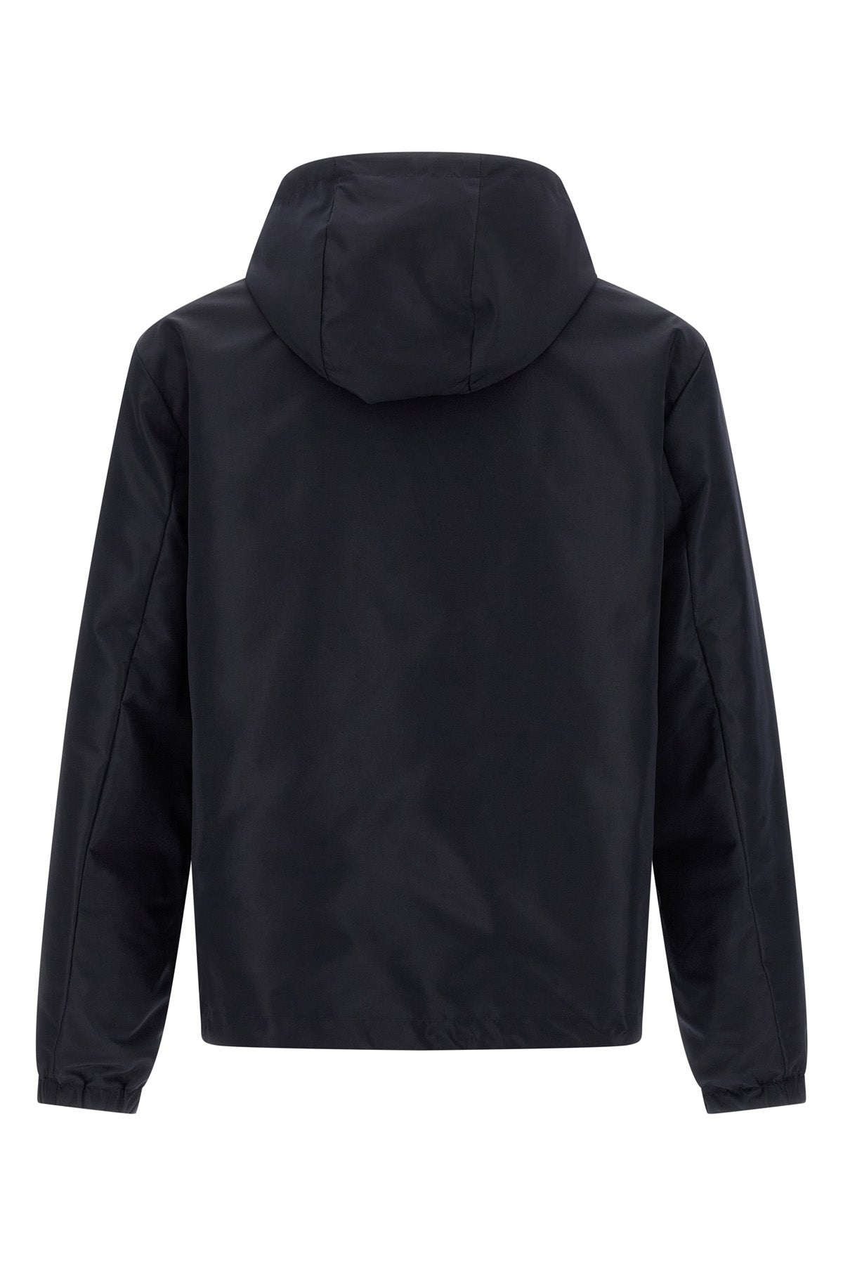 reversible windbreaker in technical fabric