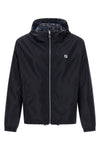 reversible windbreaker in technical fabric