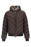 reversible quilted nylon down jacket