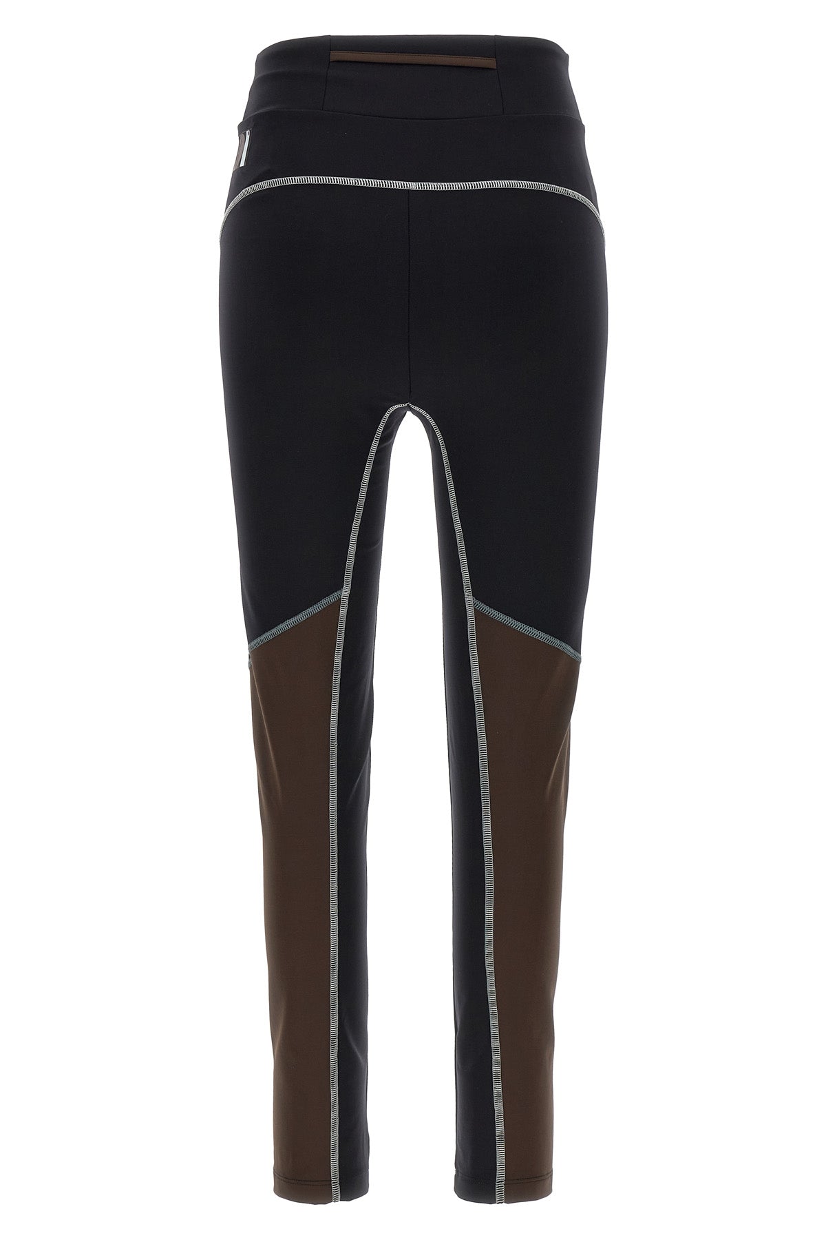 color block leggings in technical fabric