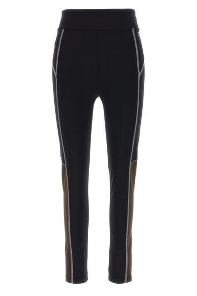 color block leggings in technical fabric