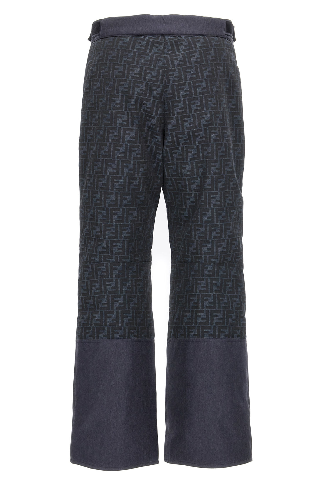 FENDI 48 water-repellent denim-effect jacquard ff technical fabric ski pant
