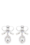 metal bow earrings