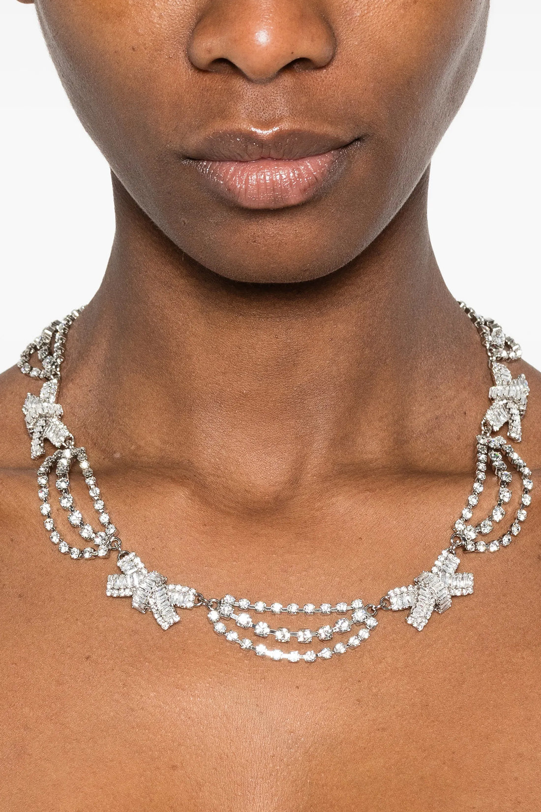 ALESSANDRA RICH OS metal necklace