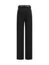 elegant pants with belt