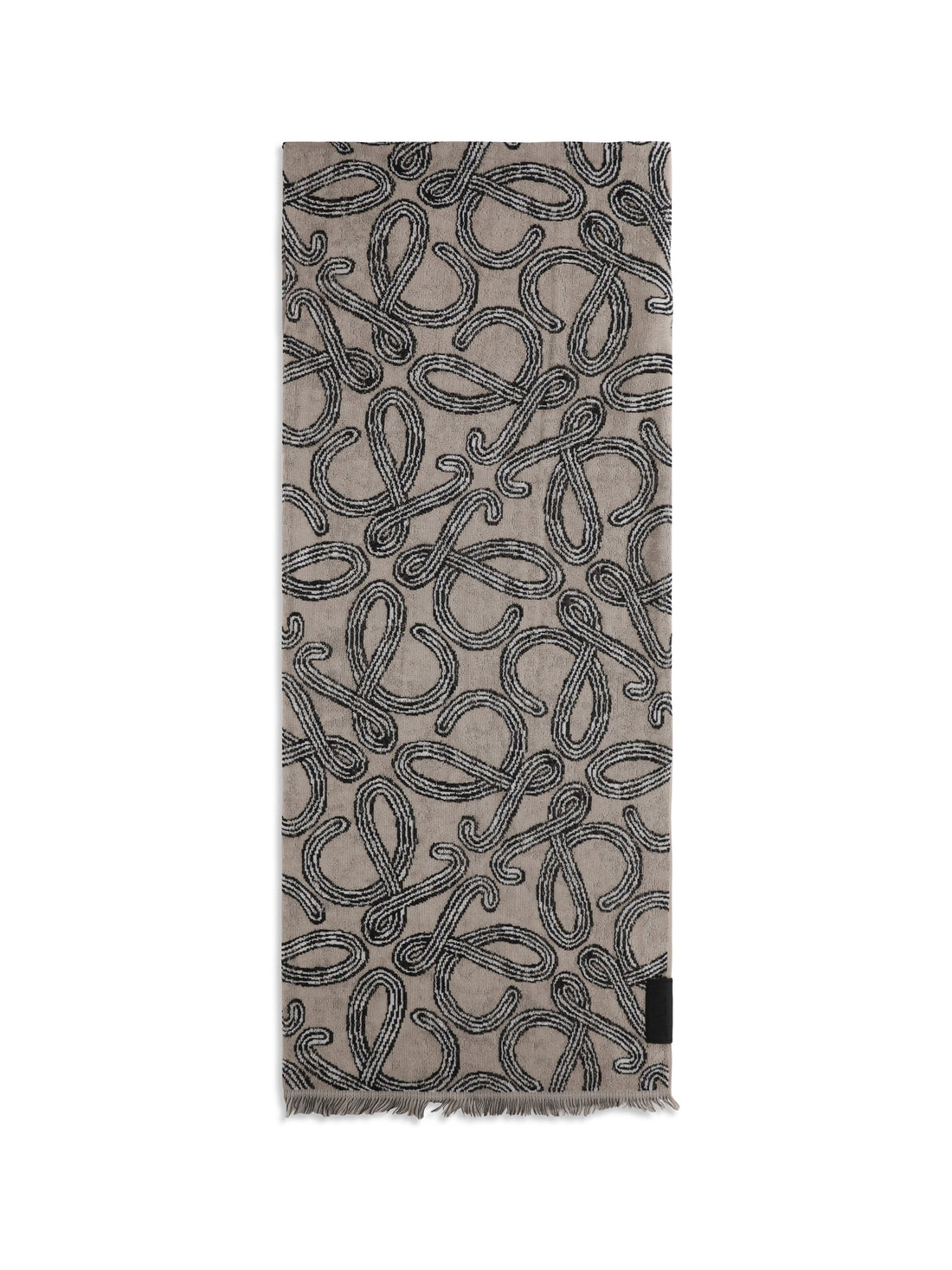 LOEWE OS jacquard cotton terry towel