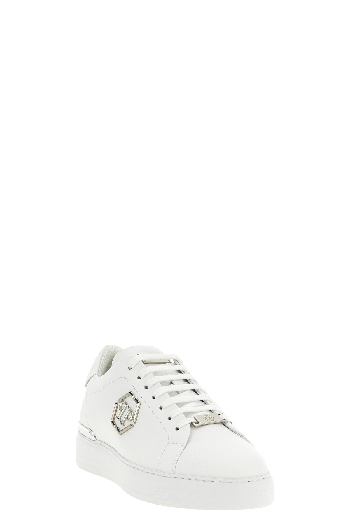 hexagon leather sneakers