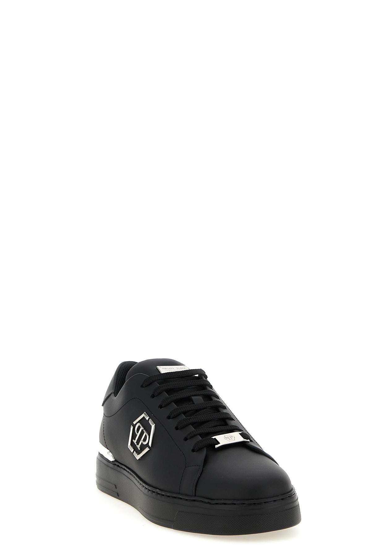 hexagon leather sneakers