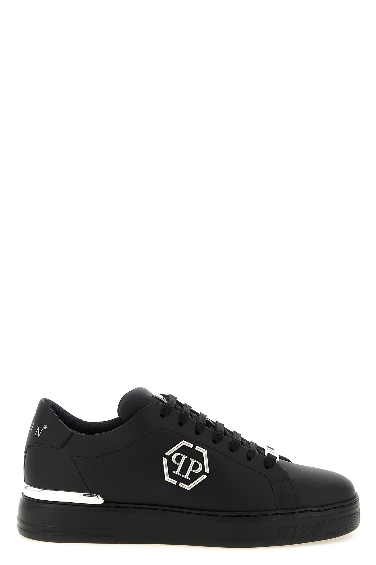 hexagon leather sneakers