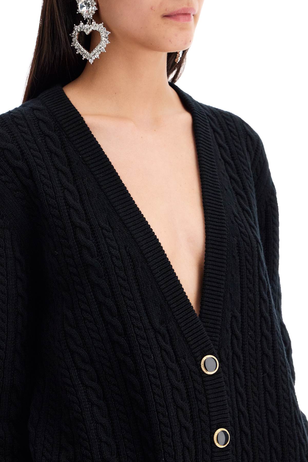 oversized wool cardigan