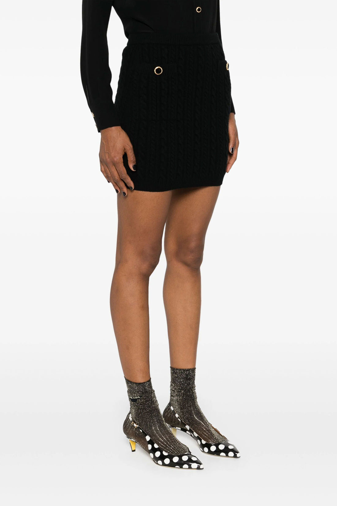 ALESSANDRA RICH 38 wool skirt