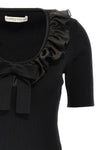 t-shirt in stretch wool and cashmere blend
