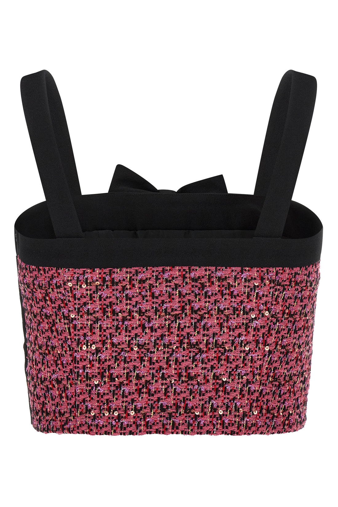 ALESSANDRA RICH 44 wool blend tweed top