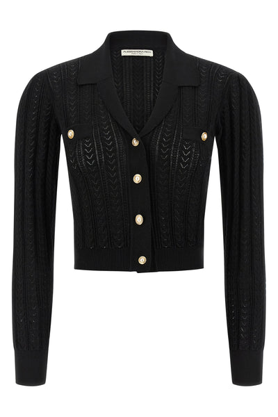cashmere blend knit cardigan