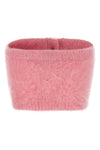 sleeveless band top in carded mohair wool