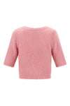 carded mohair cardigan in alpaca and wool blend
