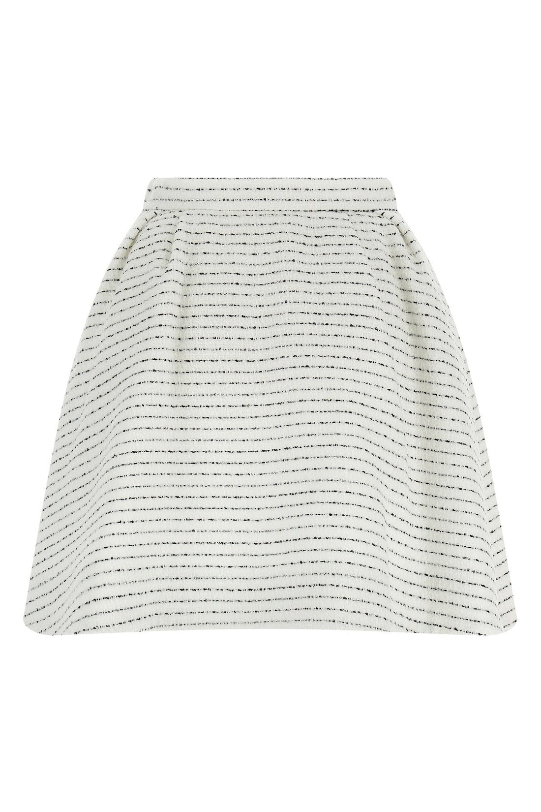 ALESSANDRA RICH 38 tweed mini skirt
