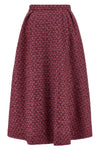 full skirt in wool blend tweed
