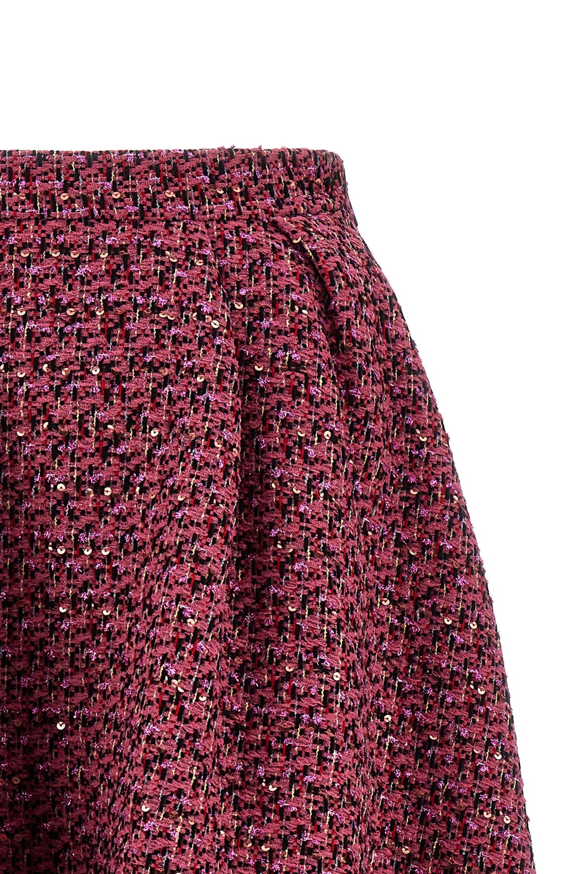 full skirt in wool blend tweed