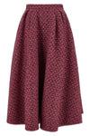 full skirt in wool blend tweed