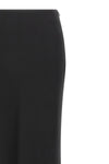 long skirt in silk crepe