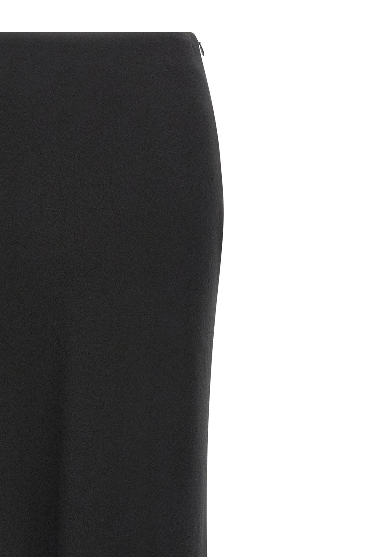 long skirt in silk crepe