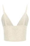 knitted wool blend top
