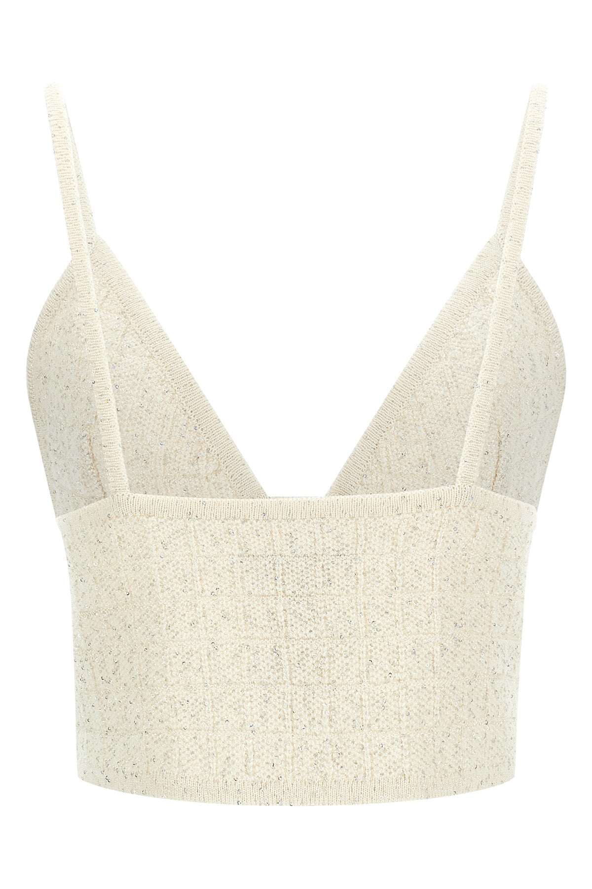 knitted wool blend top