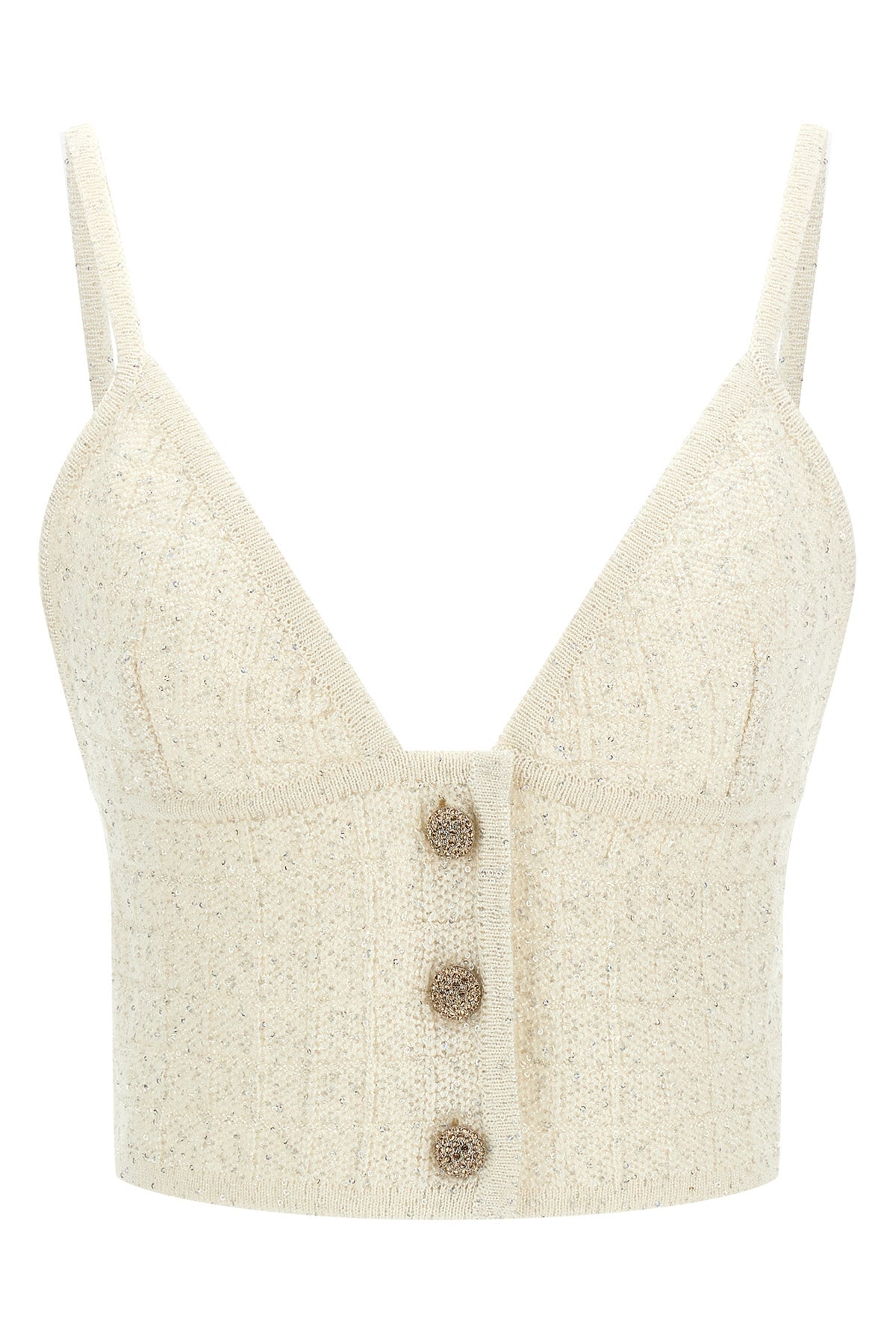 knitted wool blend top